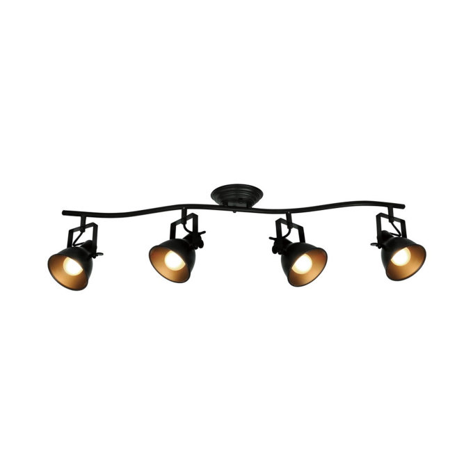 BLACK REFLECTION SPOT REFLEKTOR 4x E14/40W (01845)