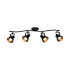 BLACK REFLECTION SPOT REFLEKTOR 4x E14/40W (01845)