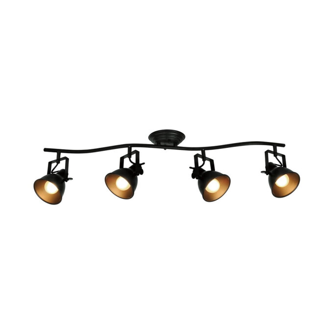 BLACK REFLECTION SPOT REFLEKTOR 4x E14/40W (01845)