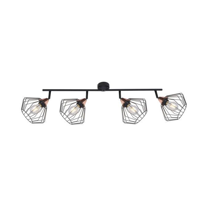 AXEL BLACK COPPER SPOT REFLEKTOR 4x E27/40W (10196)