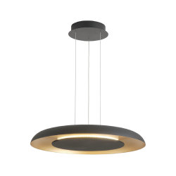 VISILICA LED ARROTONDATO-P-S400/24 MBL/GOLD fi 400 x 1500 mm CCT 24W