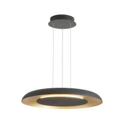 VISILICA LED ARROTONDATO-P-S400/24 MBL/GOLD fi 400 x 1500 mm CCT 24W