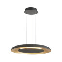 VISILICA LED ARROTONDATO-P-S400/24 MAT CRNA/ZLATNA CCT fi 400 x 1500 mm 24W