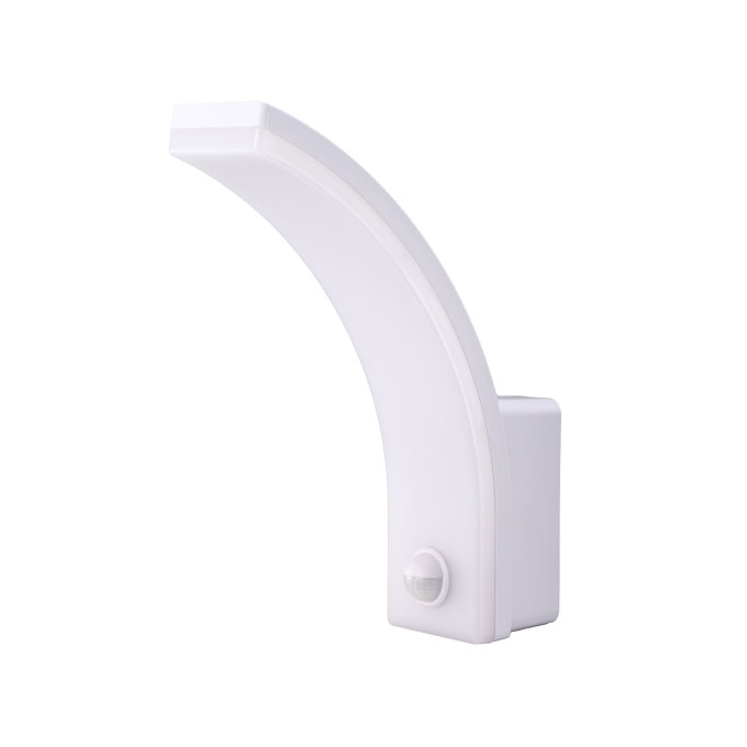 VANJSKA ZIDNA LED SVJETILJKA COLORADO PVC WHITE SA SENZOROM 12W/15W/20W/1600/2000/2500lm/4000K/IP65