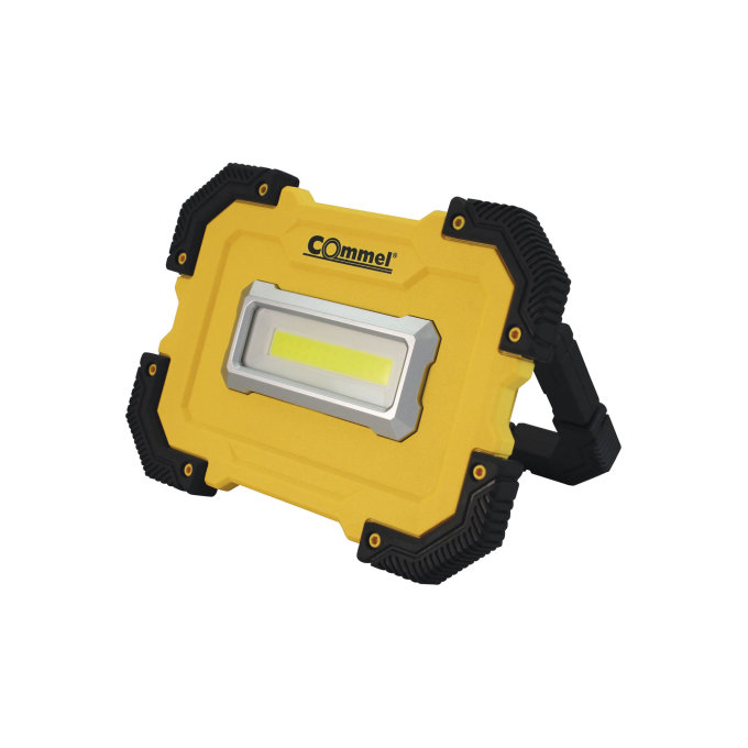 COMMEL AKUMULATORSKI LED REFLEKTOR 10W/1000lm/6000K/IP44 (308-312)