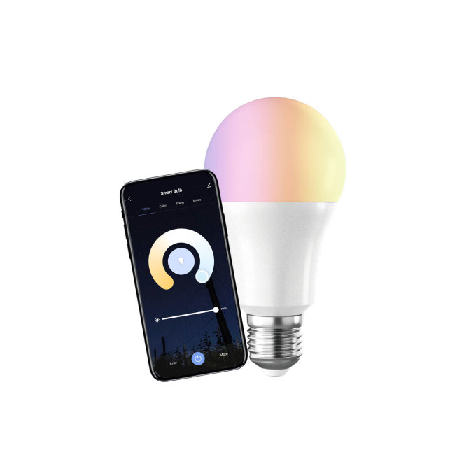 COMMEL Wi-Fi LED ŽARULJA CCT/RGB/E27/9W/820lm/3000-6500K (305-701)