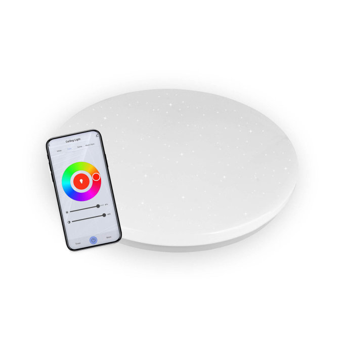 COMMEL LED SMART Wi-Fi PLAFONJERA ZVJEZDANO NEBO 12W/1200lm/3000-6000K/IP20 (407-801)