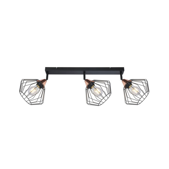 AXEL BLACK COPPER SPOT REFLEKTOR 3x E27/40W (10195)
