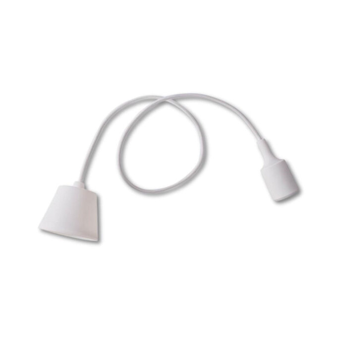 ARMATURA KABEL SILIKONSKI BIJELI 70 cm 1x E27/60W/IP20 (15897)