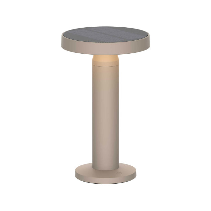 STOLNA LED SOLARNA PUNJIVA SVJETILJKA AUDREY BEIGE 2W/180lm/3000K/LM/IP44 (10893)