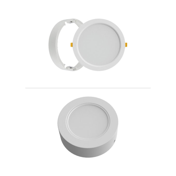 VANJSKI LED PANEL WHITE ROUND 9W/765lm/4000K/IP54 (10333)