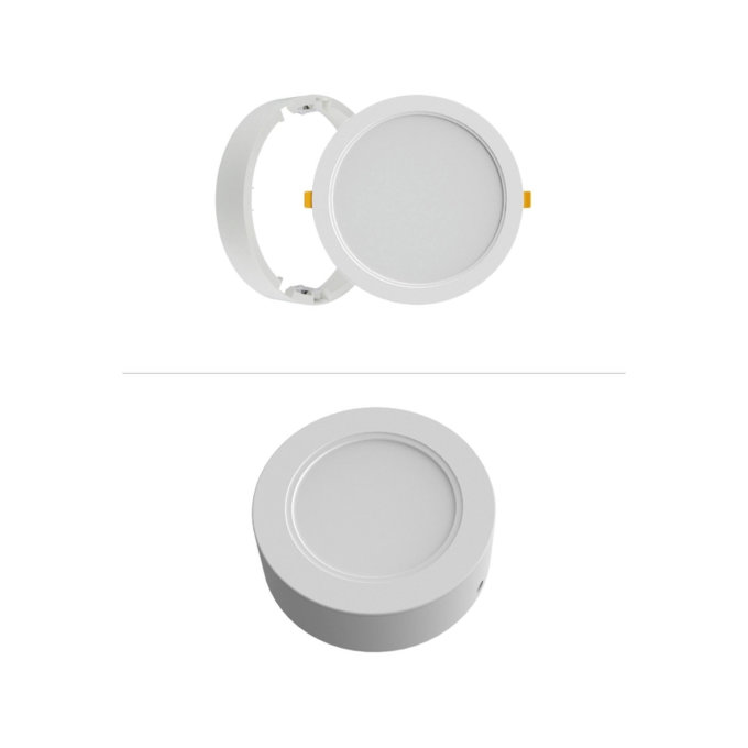 VANJSKI LED PANEL WHITE ROUND 12W/1020lm/4000K/IP54 (10355)