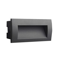 VANJSKA LED ZIDNA SVJETILJKA1501B 3W 3CCT ANTRACIT