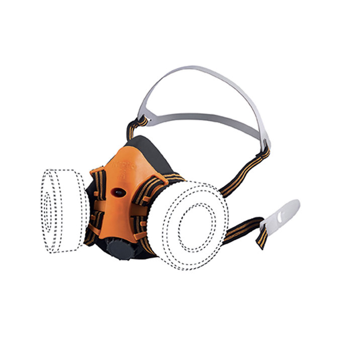 KAPRIOL ZAŠTITNA MASKA TWIN FLY + 2 FILTERA A1P2 R