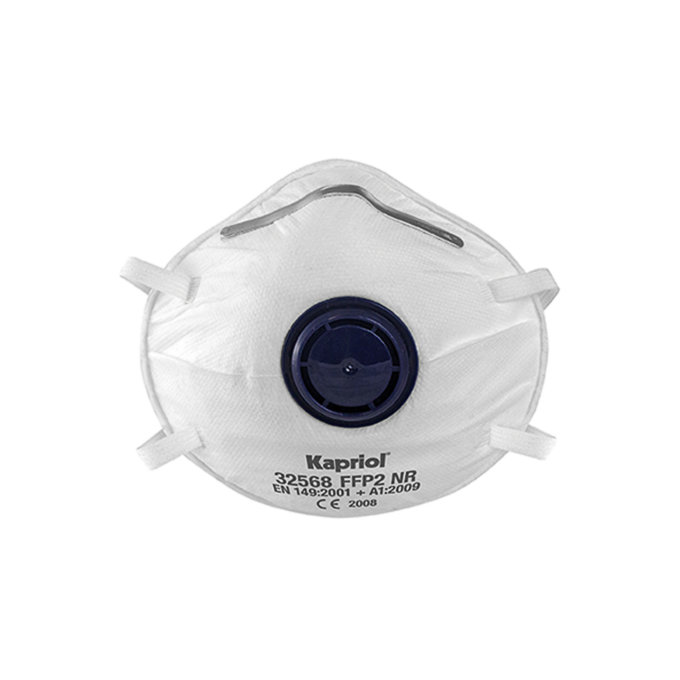 KAPRIOL MASKA FFP2 S VENTILOM, 3 kom