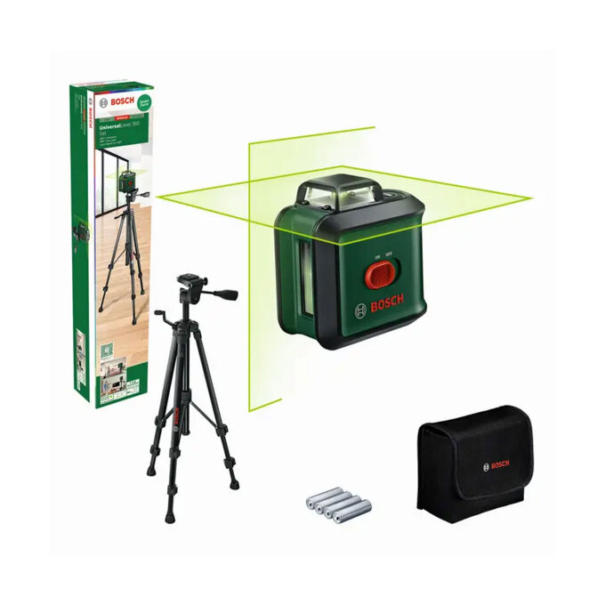 BOSCH LASERSKI KRIŽNI NIVELIR SET UNIVERSALLEVEL 360 +  STATIV TT 150