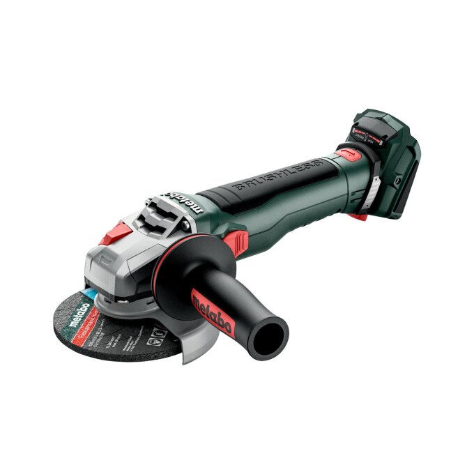 METABO AKU KUTNA BRUSILICA WB 18 LT BL 11-125 QUICK, BEZ AKU + METABOX 165 L