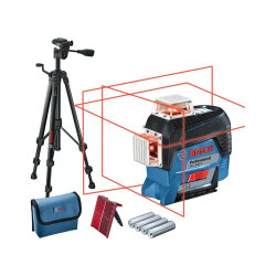 BOSCH LASERSKI NIVELIR GLL 3-80 C + 4 x AA + CP + BT150 + KOVČEG