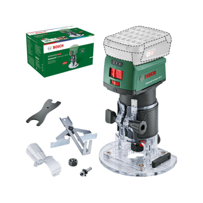 BOSCH AKU VERTIKALNA GLODALICA ADVANCED TRIM ROUTER 18V-8 SOLO