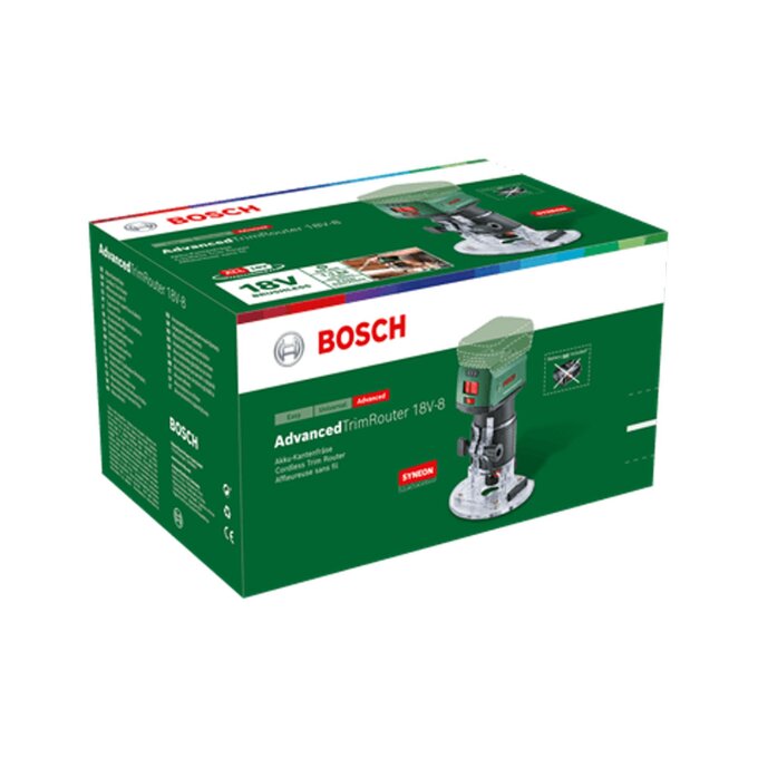 BOSCH AKU VERTIKALNA GLODALICA ADVANCED TRIM ROUTER 18V-8 SOLO