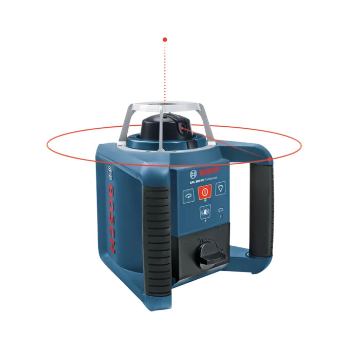 BOSCH SET GRAĐEVINSKI LASER GRL 300 HV + STATIV BT 300 HD + MJERNA LETVA GR 240