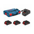 BOSCH AKU STARTER SET 3 x PROCORE 18V 4,0Ah + GAL 1880 CV + L-BOXX