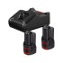 BOSCH AKU STARTER SET PBA 12V 2 x 3,0Ah + GAL 12V-40
