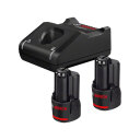 BOSCH AKU STARTER SET PBA 12V 2 x 3,0Ah + GAL 12V-40