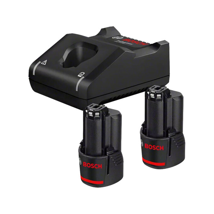 BOSCH AKU STARTER SET PBA 12V 2 x 3,0Ah + GAL 12V-40