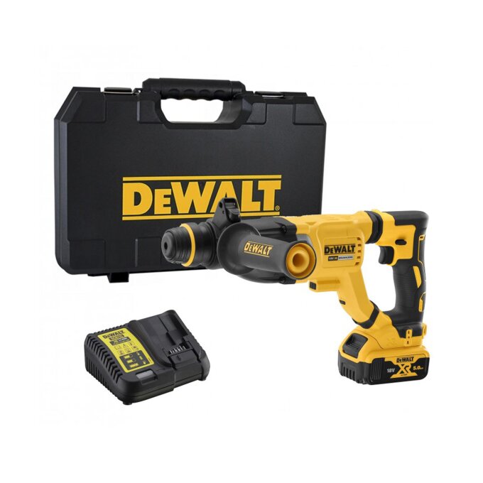 DEWALT AKU BUŠAĆI ČEKIĆ DCH263P1 18V, 1 x 5,0Ah + PUNJAČ + KOVČEG