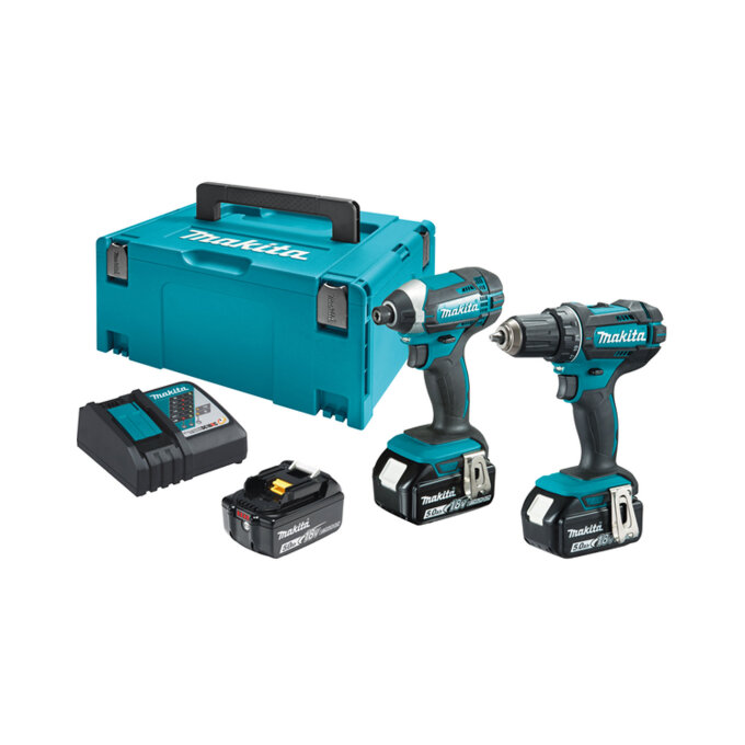 MAKITA AKU SET DLX2127TJ1 (DDF482, DTD152, 3 x 5,0Ah, PUNJAČ DC18RC)