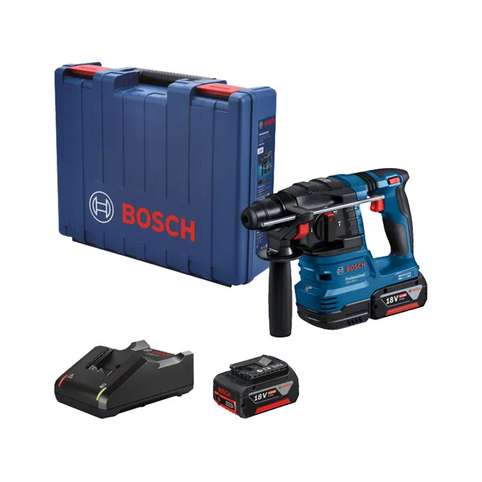 BOSCH AKU BUŠAĆI ČEKIĆ GBH 185-LI + 2 x 4,0Ah + GAL 18V-40