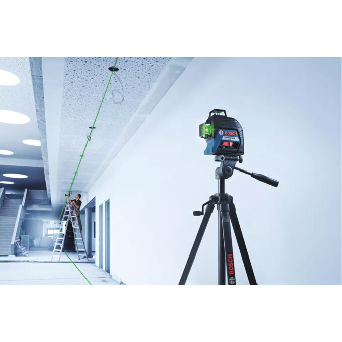 BOSCH LASERSKI NIVELIR GLL 3-80 G + CILJNA PLOČA + KOVČEG