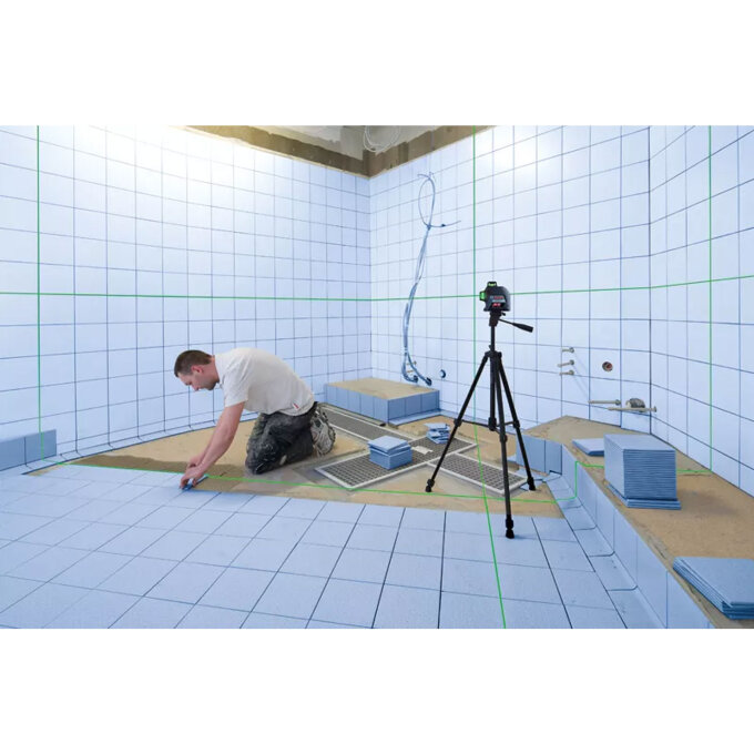 BOSCH LASERSKI NIVELIR GLL 3-80 G + CILJNA PLOČA + KOVČEG
