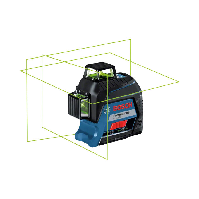 BOSCH LASERSKI NIVELIR GLL 3-80 G + CILJNA PLOČA + KOVČEG