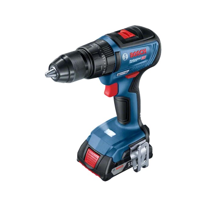BOSCH AKU UDARNA BUŠILICA-IZVIJAČ GSB 18V-50 + 2 x 2,0Ah + GAL 18V-20 + KOVČEG