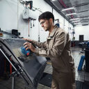 BOSCH AKU EKSCENTRIČNA BRUSILICA GEX 185-LI + 1 x 4,0 Ah + KOVČEG