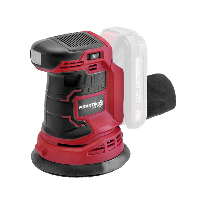 PRAKTIK AKU EKSCENTRIČNA BRUSILICA 18V 125 mm (PTQ072)