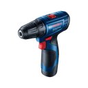 BOSCH AKU BUŠILICA-IZVIJAČ GSR 120 LI + 2 x 2,0Ah + PUNJAČ + KOVČEG