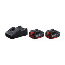 BOSCH AKU STARTER SET 2 x GBA 18V 4,0 Ah + GAL 18V-40
