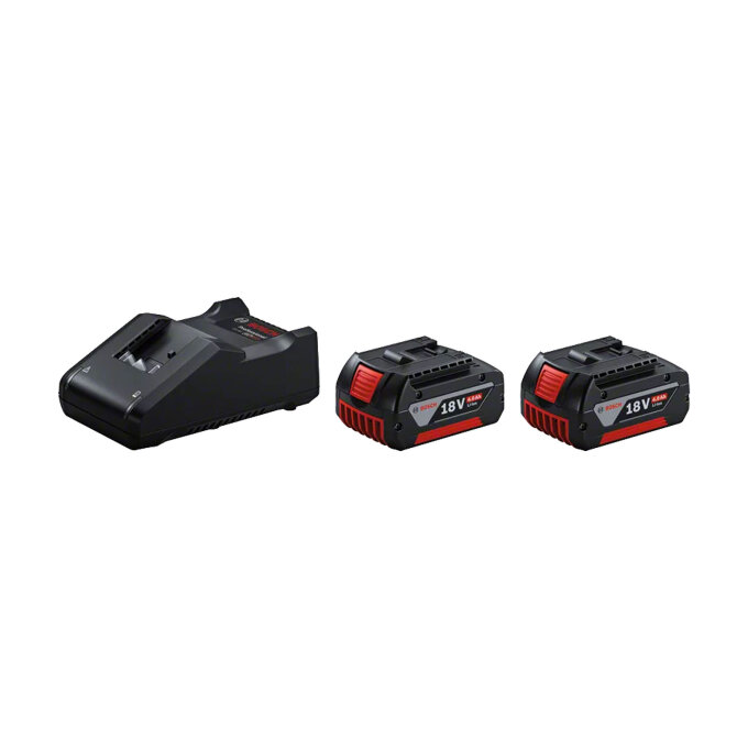 BOSCH AKU STARTER SET 2 x GBA 18V 4,0 Ah + GAL 18V-40