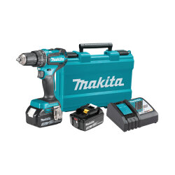 MAKITA AKU UDARNA BUŠILICA-IZVIJAČ DHP485RFE  (18V, LI-ON, 2 x 3,0Ah, PUNJAČ DC18RC)