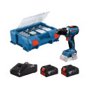 BOSCH AKU IZVIJAČ GSR 18V-65 + 2 x GBA 4,0Ah + GAL 18V-40 + L-KOVČEG + PRIBOR