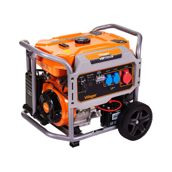 VILLAGER GENERATOR VGP 7900 (7,8 kW, 2 x 230V, 1 x 400V)