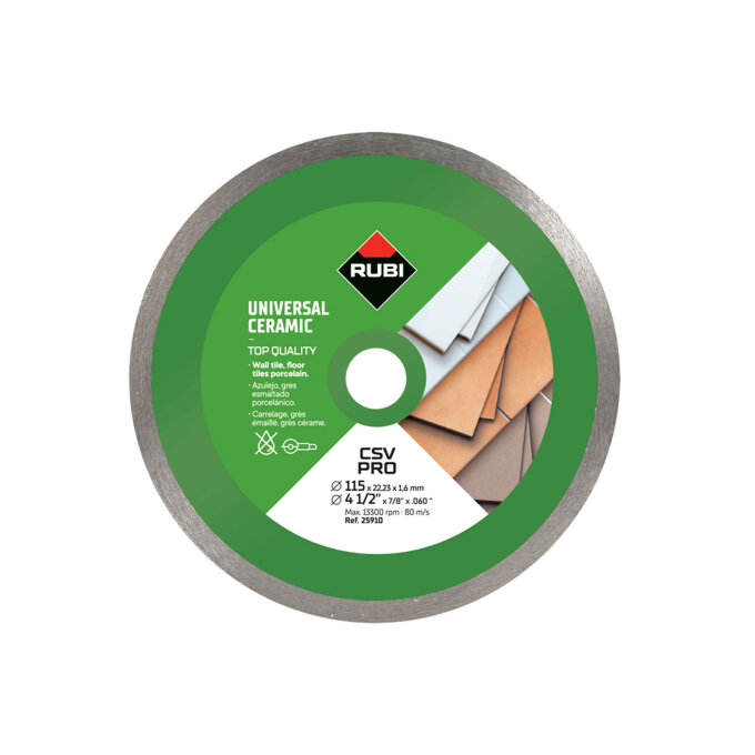 RUBI DIJAMANTNA REZNA PLOČA CSV PRO SUHO 115 mm