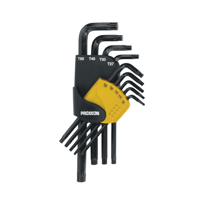 PROXXON 9-DIJELNI SET KLJUČEVA IMBUS TORX T8 - T50