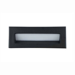 VANJSKA LED UGRADBENA SVJETILJKA BELFAST CRNA 3W/IP54 (0005421)