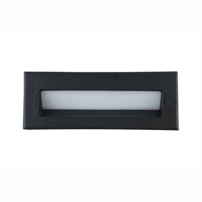 VANJSKA LED UGRADBENA SVJETILJKA BELFAST CRNA 3W/IP54 (0005421)
