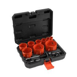 PRAKTIK 13-DIJELNI SET KRUNSKIH PILA + 2 ADAPTERA (P1162)