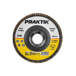 PRAKTIK LAMELIRANI FIBER DISKA GRANULACIJA 120 - 115 mm (P275)